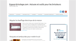 Desktop Screenshot of espace-bricolage.com
